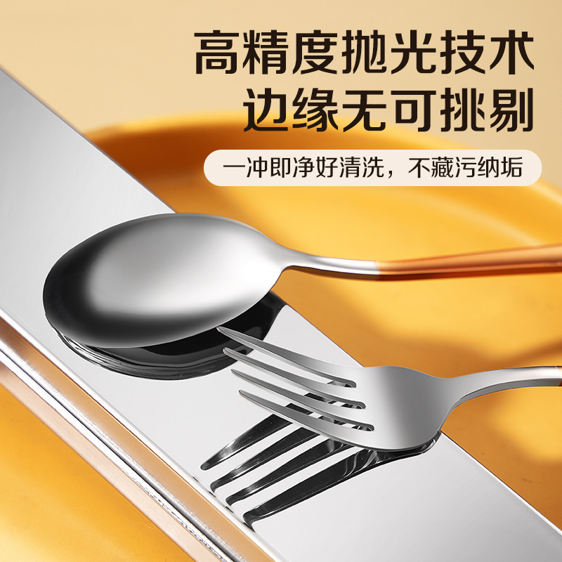 工場直売316Lステンレス携帯食器収納ケース箸スプーンセットサラリーマン学生専用箸スプーン|undefined