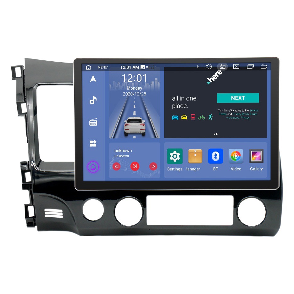 Adecuado para 13,3 pulgadas 06-11 Honda Civic 2 + 32 4 + 64 carplay coche Android navegación todo en una máquina