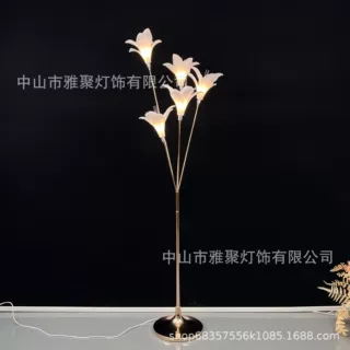 婚礼布置道具百合花路引发光装饰灯酒店宴会厅婚庆礼堂场地摆件