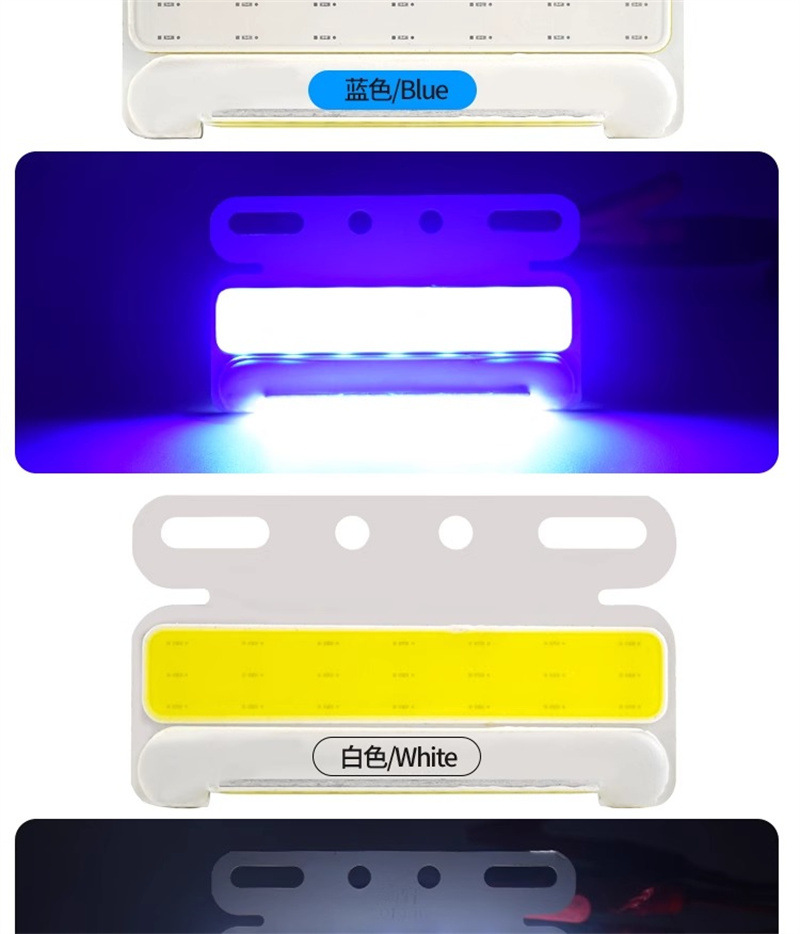 12V 24v super bright truck side light waterproof strong light ground tire light car side light ultra-thin trailer waist light