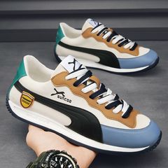 外国貿易2025春の新型四季の男性のスポーツとレジャーは流行の阿甘板靴の柔らかい底のランニングシューズの男になります。