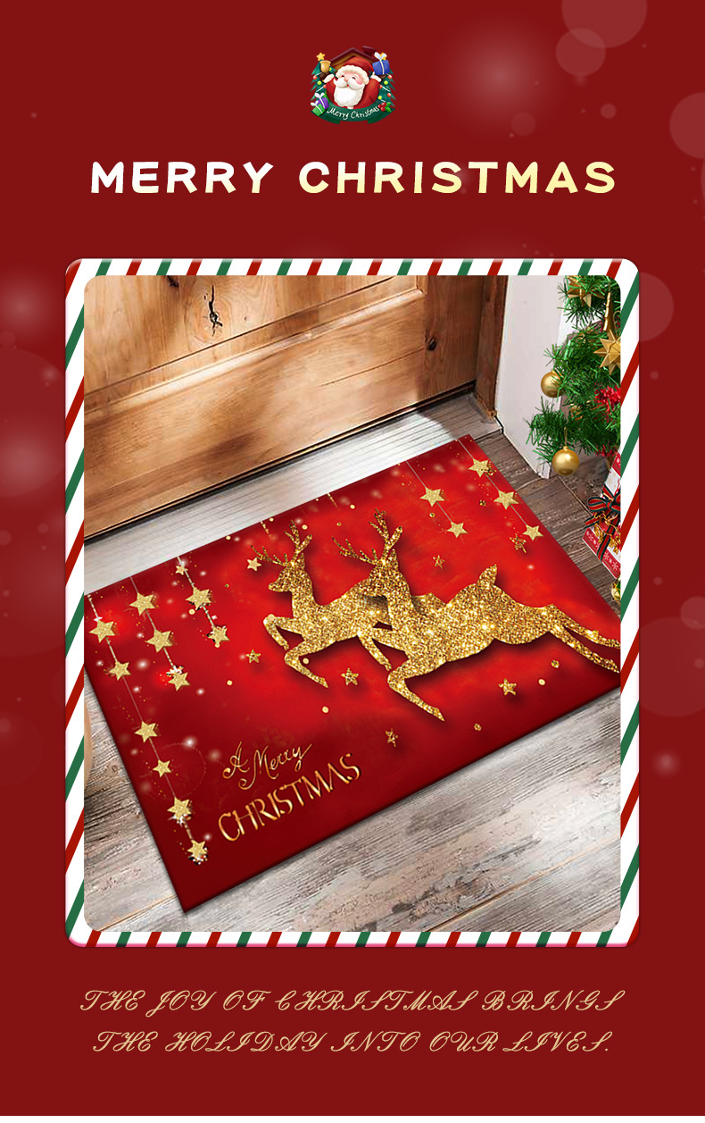 圣诞地毯,圣诞地毯,装饰地垫,主题地毯,客厅地毯