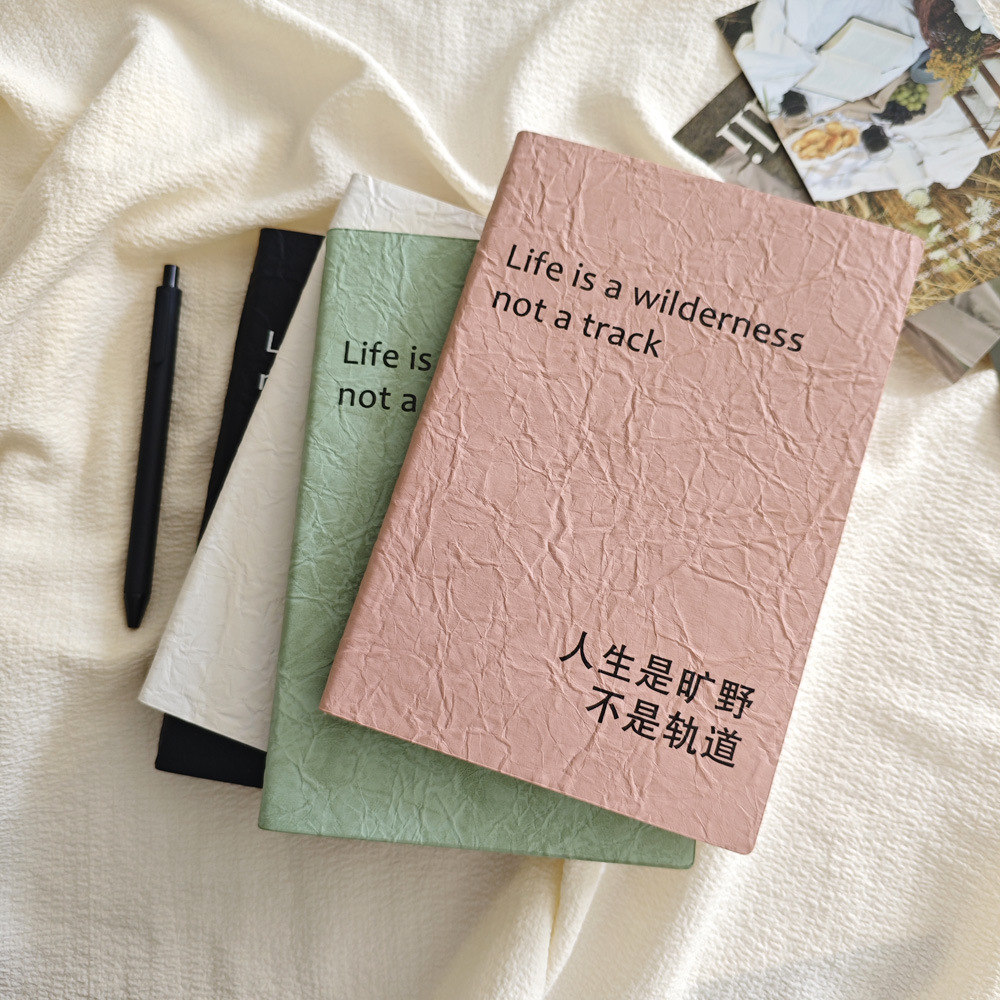 INS NOTEBOOK 고가 A5 노트패드 핸드북 학생 일기장 심플 소프트 가죽 친밀한 책 스팟