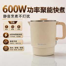 折叠烧水壶316不锈钢便携式电热水壶家用宿舍酒店炖煮茶壶ZD09