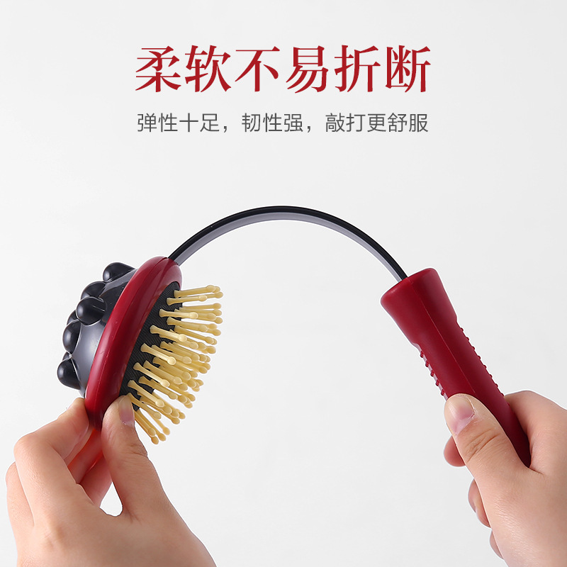 マッサージハンマー肩首叩き棒フィットネスマッサージ器足を叩く手持ち式背中神器経絡叩き養生専用|undefined