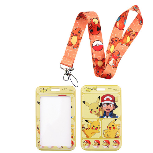 Adventure fantasy cartoon mobile phone lanyard U disk ID camera tag hanging neck key chain polyester webbing lanyard