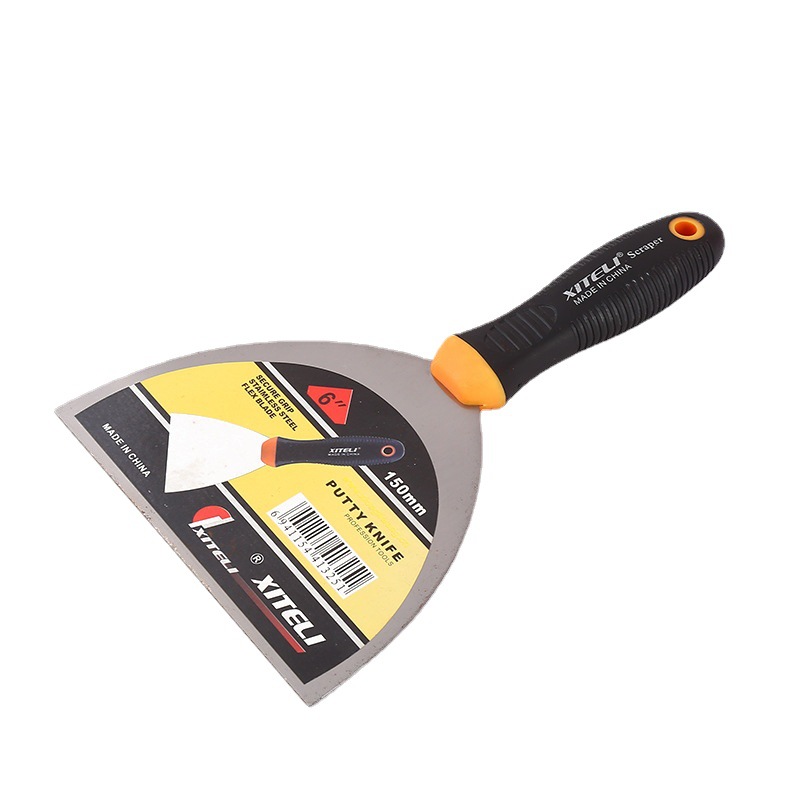 Xitli acero de alto carbono pintura herramienta cuchillo masilla decoración polvo pared raspado masilla limpieza pala cuchillo al por mayor