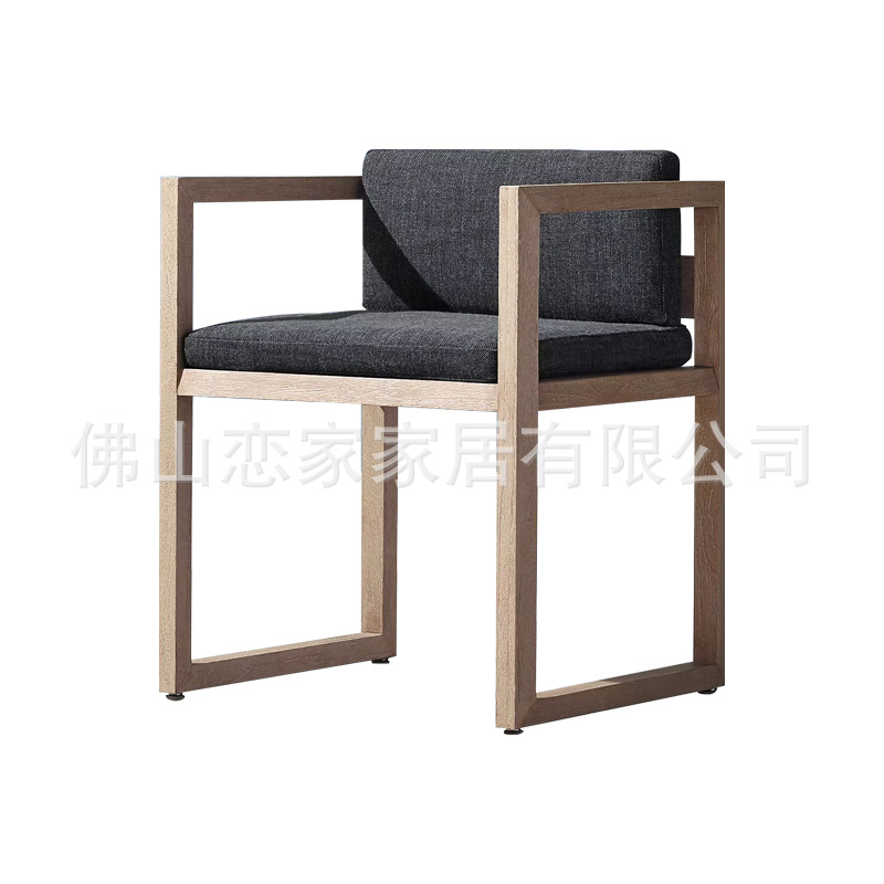 Mesas y sillas de teca al aire libre Mesas y sillas antiguas de madera maciza Patio Jardín Villa Terraza Junto a la piscina Mesas y sillas de comedor de lujo al aire libre