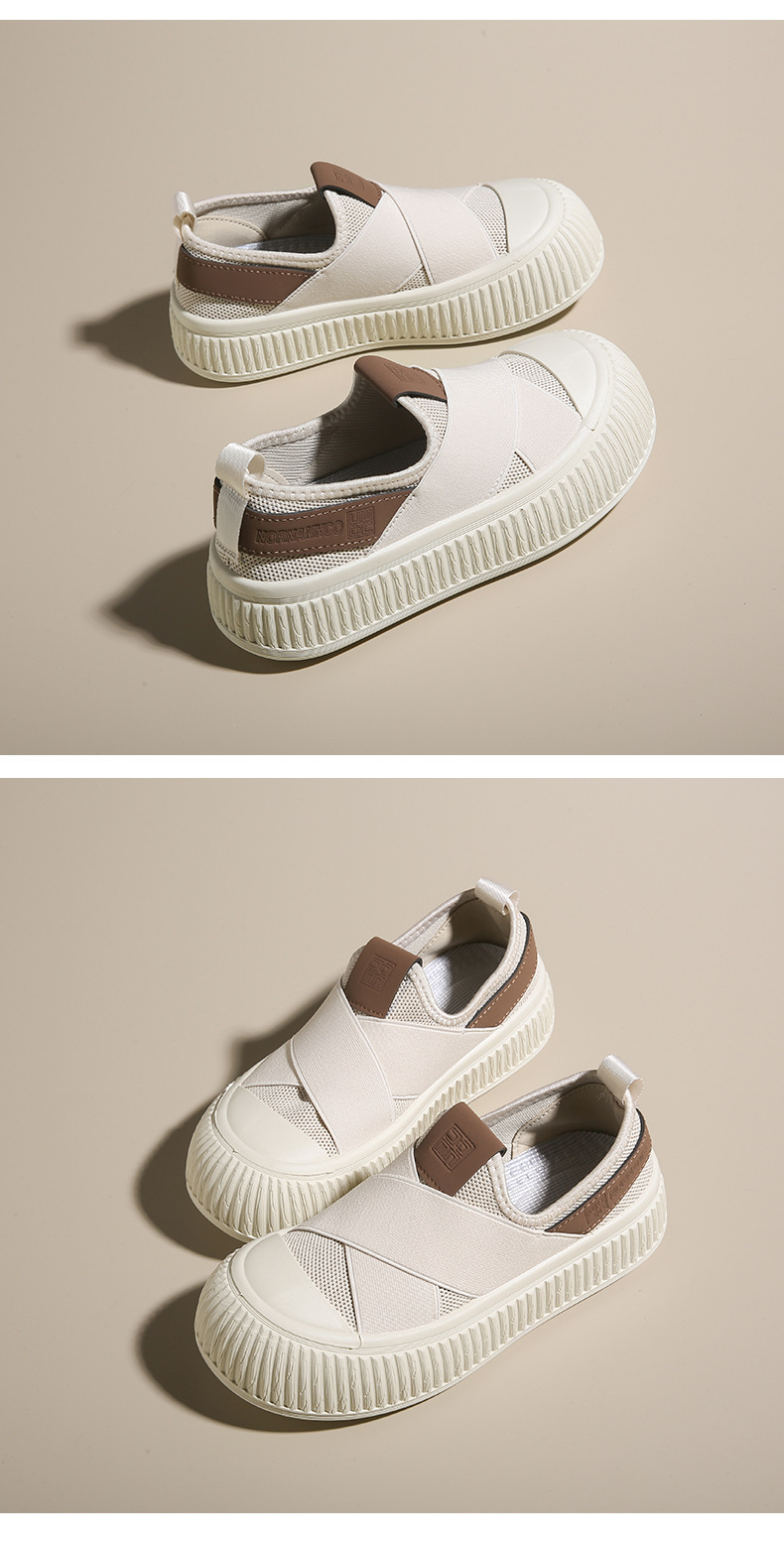 2024 Printemps/Été Nouvelles chaussures blanches à grosse tête avec semelle Matsuke, chaussures de planche polyvalentes pour étudiants, sports et loisirs, style Instagram_voghion.com