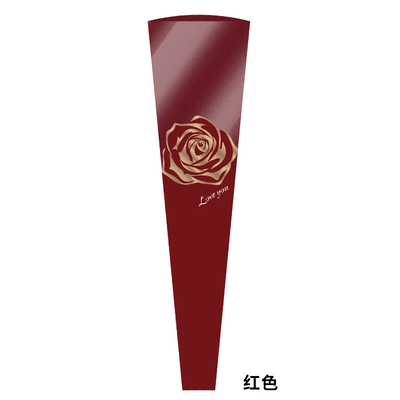 Envíe al maestro bricolaje pequeño ramo de papel de embalaje Papel de flores impermeable Papel de arte Día del maestro Papel de embalaje de ramo feliz