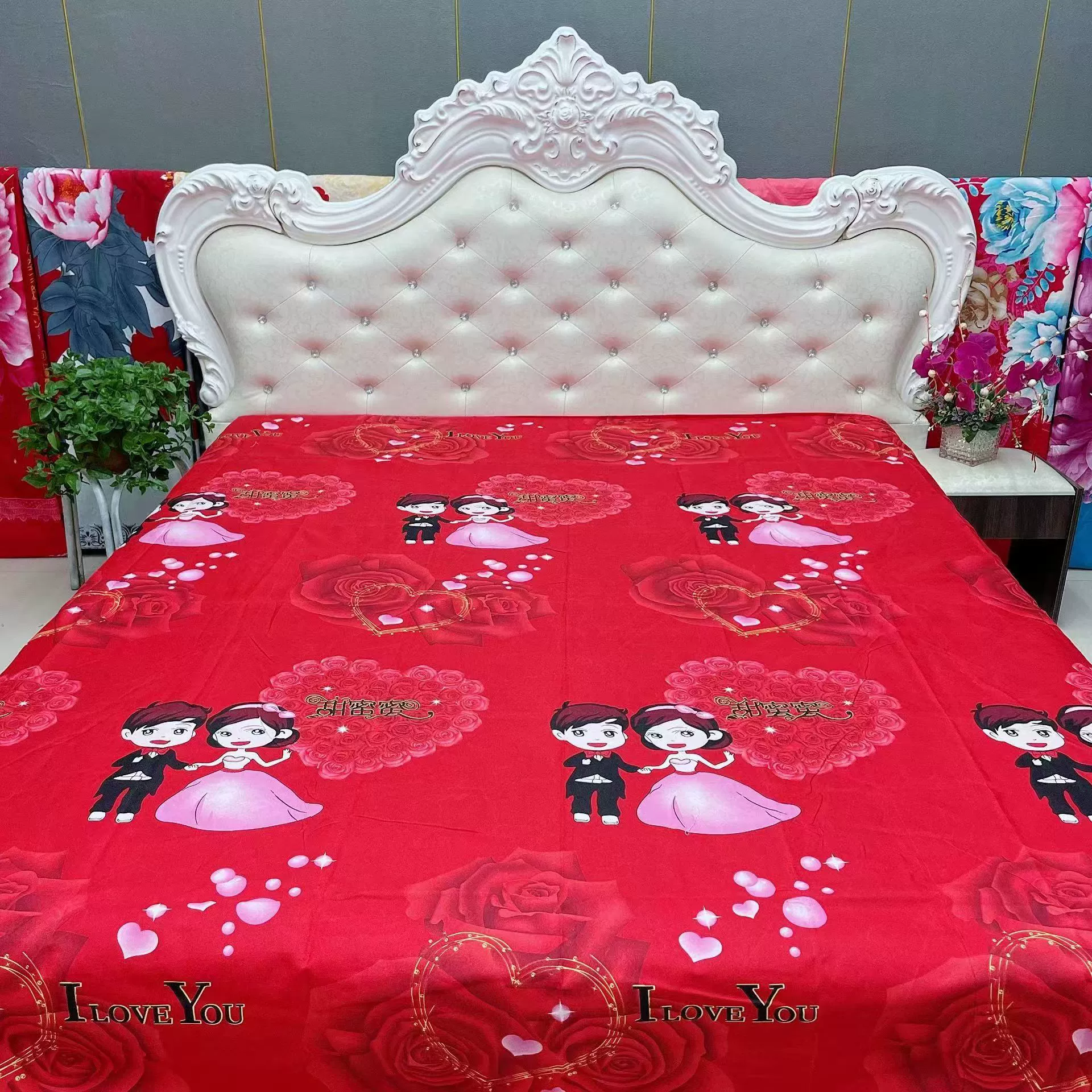 Фабрика прямых продаж новый сладкий мед утолщен высококачественный четырехсезонный универсальный чехол для кровати трехслойный хлопок двухсторонний устойчивый к грязи чехол для кровати