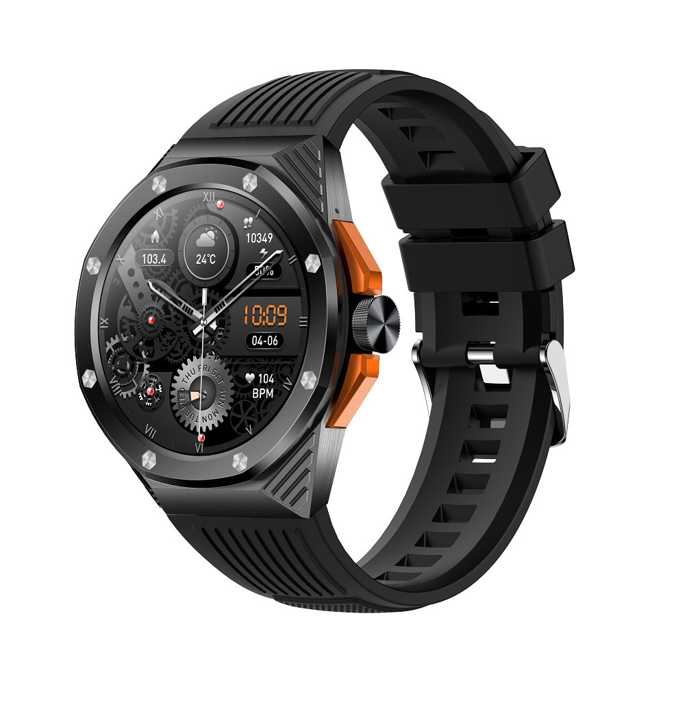 Reloj inteligente HT8 de 1,46 pulgadas con llamadas Bluetooth y codificador cardíaco_voghion.com