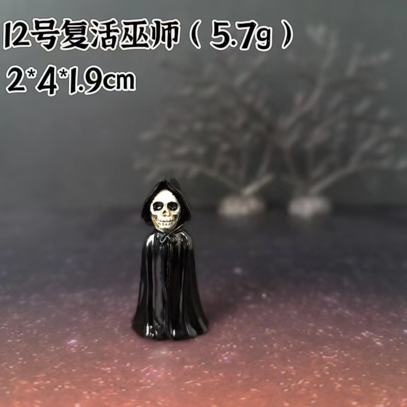 Pequeños adornos de Halloween, calavera, momia, adornos de Pascua, muebles para el hogar, decoración creativa, regalos, ventas directas