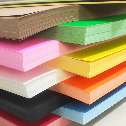 Colorful thick cardboard 200g red hard cardboard 8-open cover paper children's handmade card origami art painting paper
