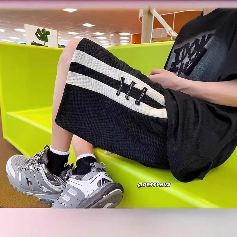 Summer Plus-Size Quick-Dry Shorts for Men, Loose Elastic Straight-Leg Sports Casual Trendy Five-Point Mid-Length Shorts Summer Plus-Size Quick-Dry Shorts for Men, Loose Elastic Straight-Leg Sports Casual Trendy Five-Point Mid-Length Shorts
