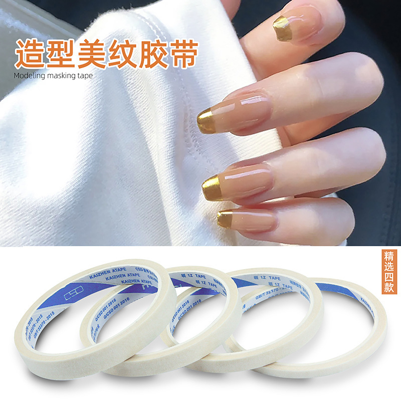 Nail Art Nail Pattern Isolation Tape Nail Adhesive Nail Art Tool Pattern Stripe Sticker Tool Styling Tape