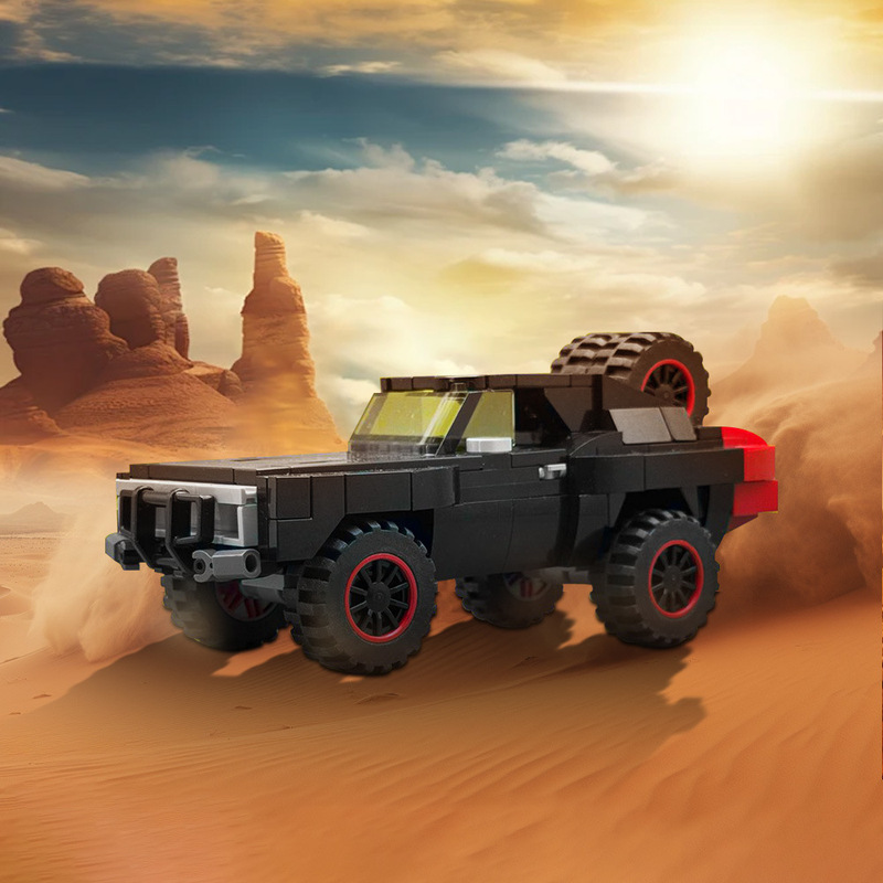 Moc-186758 Fast & Furious 7 Dom's Dodge Charger Building Blocks Are Compatible with Lego, a Cross-Border Hit Product