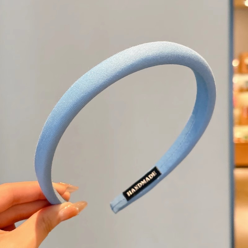 Diadema de pelo roto de color para niños de alta gama, diadema de horquilla para niña linda, diadema de presión superior de cabeza sin cabeza