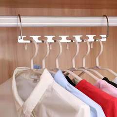 Manufacturer Direct Sales Cross-border Magic Metal 6-Hole Hanger Clothes Rack Multi-functional Folding Stainless Steel Clothes Rack Wholesale