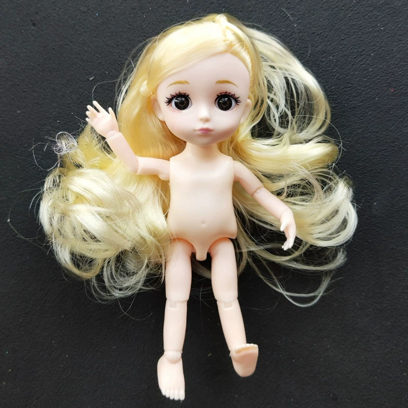 16/17смейкupd makeup and replacement BJD кукла с 8 суставами 3D реальные глаза 6-дюймовая девочка игрушка