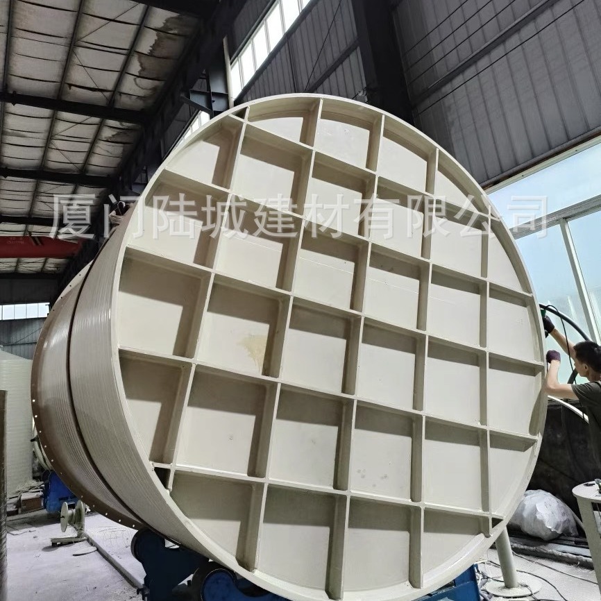 PPH储罐聚丙烯搅拌罐PP反应釜真空计量罐缓冲罐立卧式贮槽缠绕罐