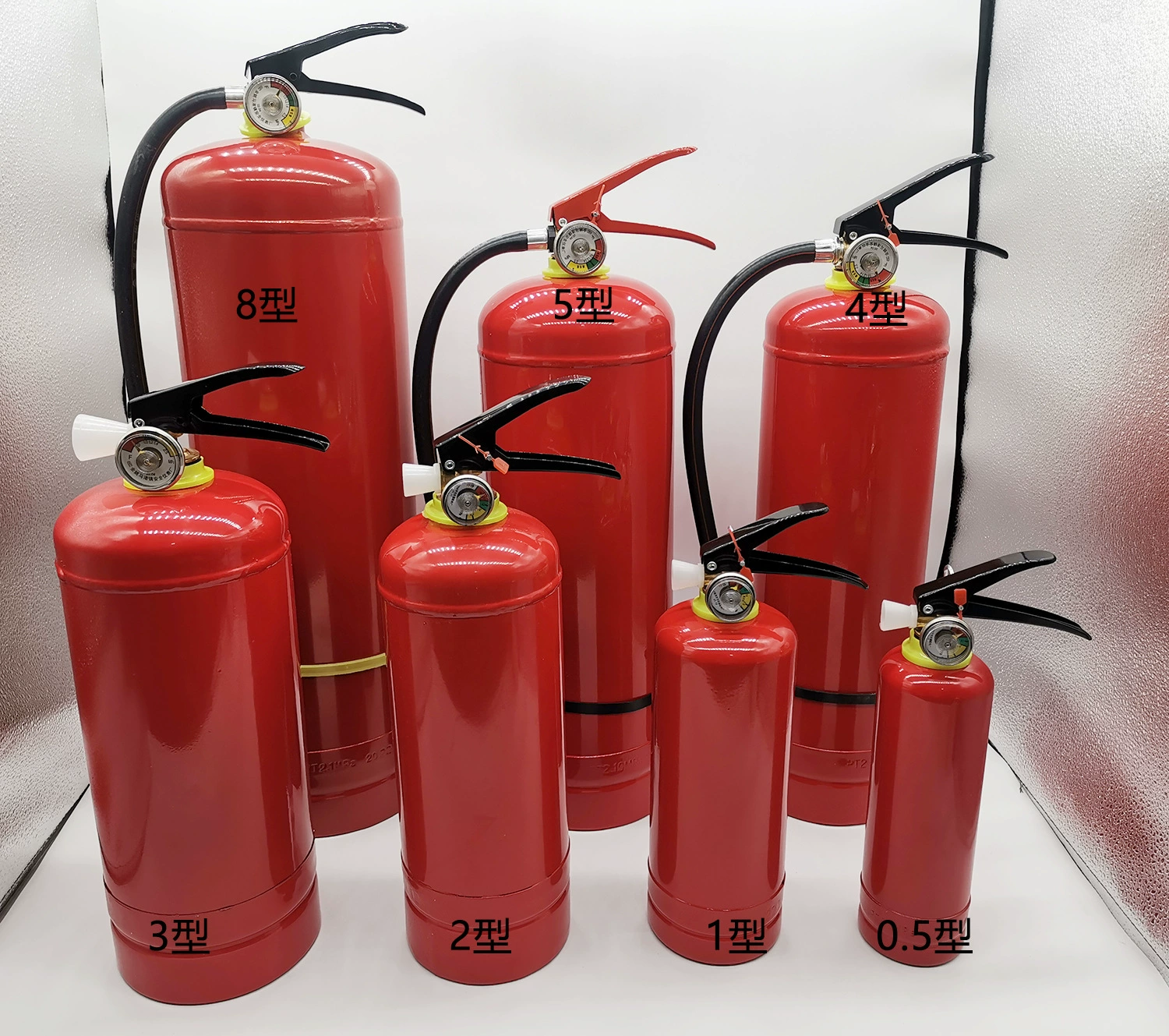 Пустые бутылки с ручным сухим порошком/водяным огнетушителем с полным набором учебных демонстрационных форм баков из нержавеющей стали с аксессуарами