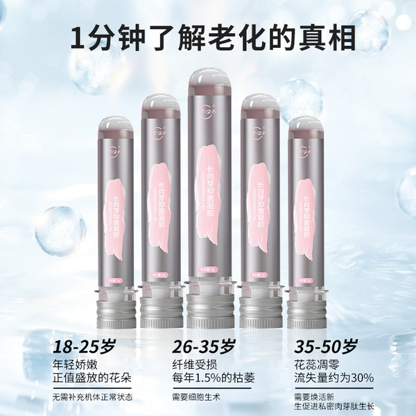 Medical antibacterial smoothing gel for intimate use