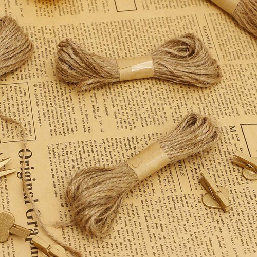 Hemp rope retro handmade diy hemp rope wholesale creative DIY braided twist rope accessories jute rope binding rope