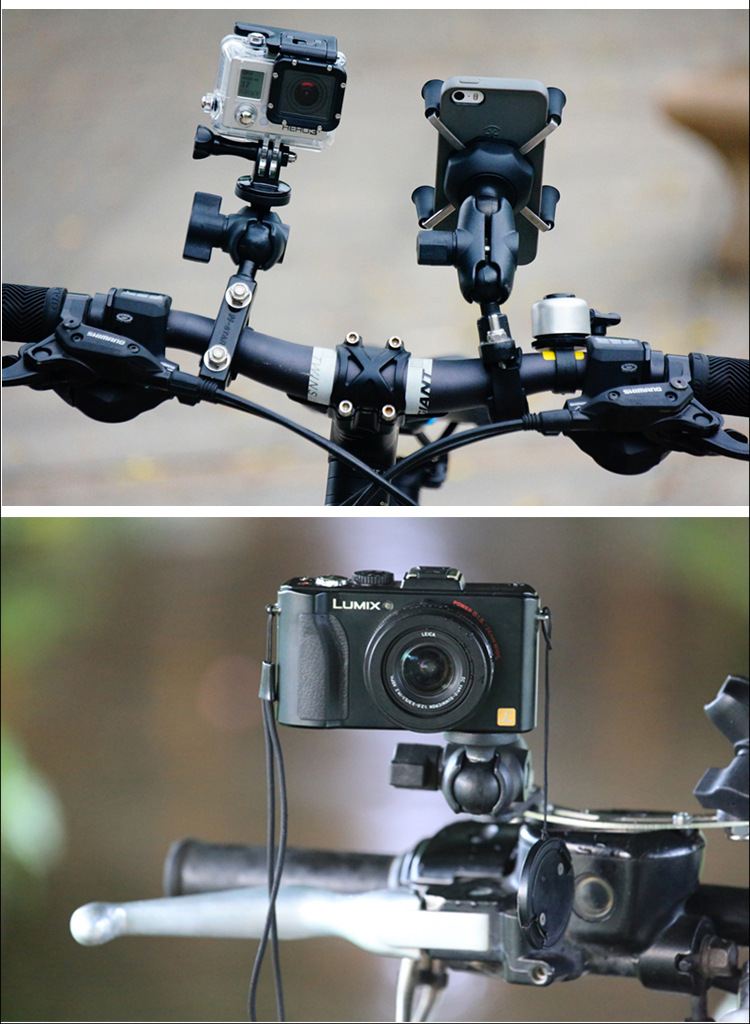 N-STAR camera PTZ ball head GOPRO PTZ ball head motorcycle camera ball head bicycle riding Video