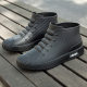 Summer Low-top Fashionable Rain Boots for Men, Low-top Work Shoes, Outdoor Casual Waterproof Shoes, Non-slip Rain Boots, Lightweight Rubber Shoes