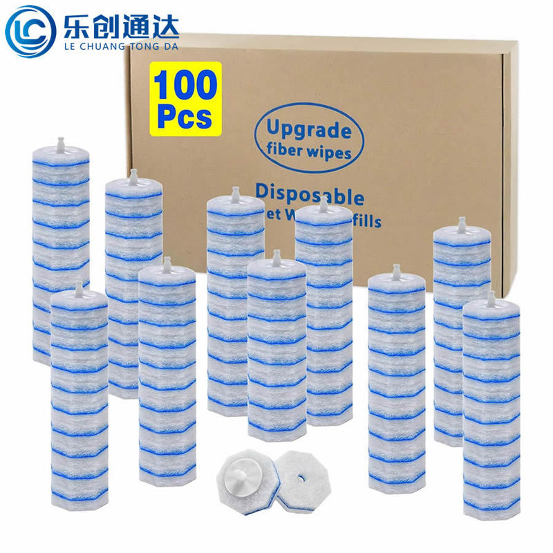 Disposable Toilet Brush Replacement Head, Universal Toilet Cleaning Brush Head, Toilet Sponge, Clorox Toilet Cleaner, Dissolvable