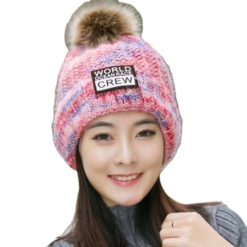 Beanie winter and autumn versatile warm knitting hat outdoor cycling cap with extra lining postpartum hat windproof ear protection hat