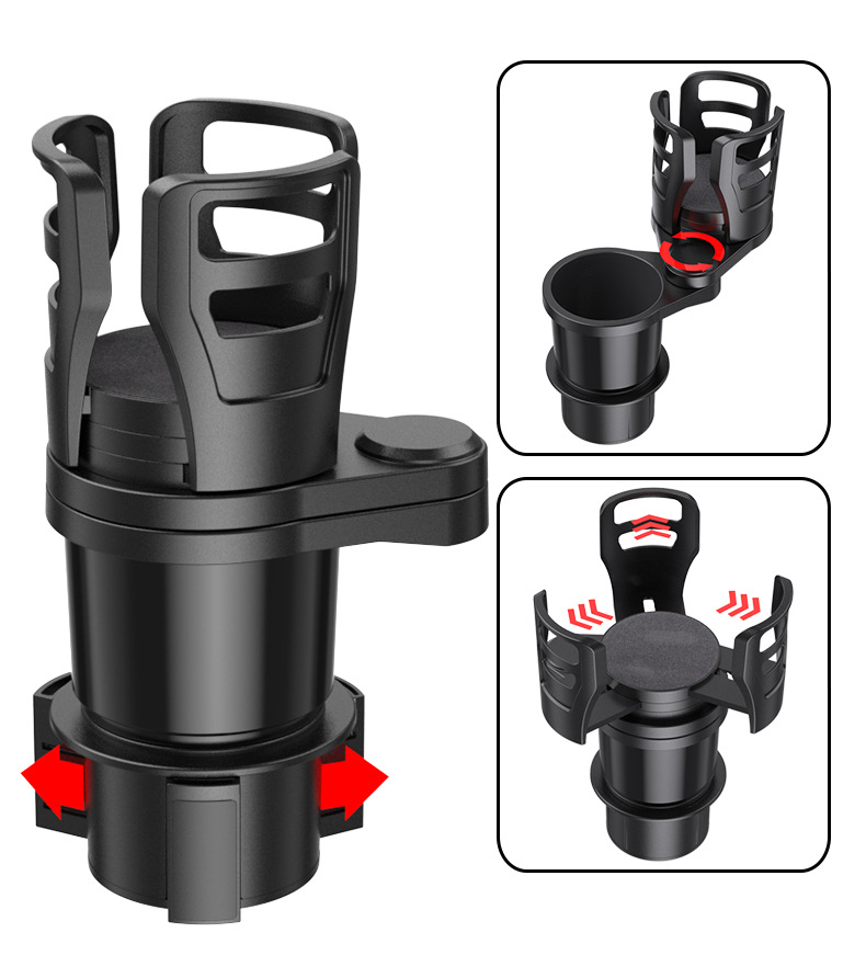 Shunwei Car Water Cup Holder Extender Car Cup Holder Limiter Car Storage Rack Car Multi-Functional Drink Holder