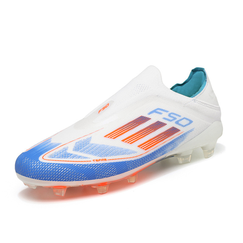 Tenis de Fútbol de Entrenamiento Infantiles TF AG Cuero Sintético y Suela de Caucho Transpirables para Terrenos Deportivos image 6