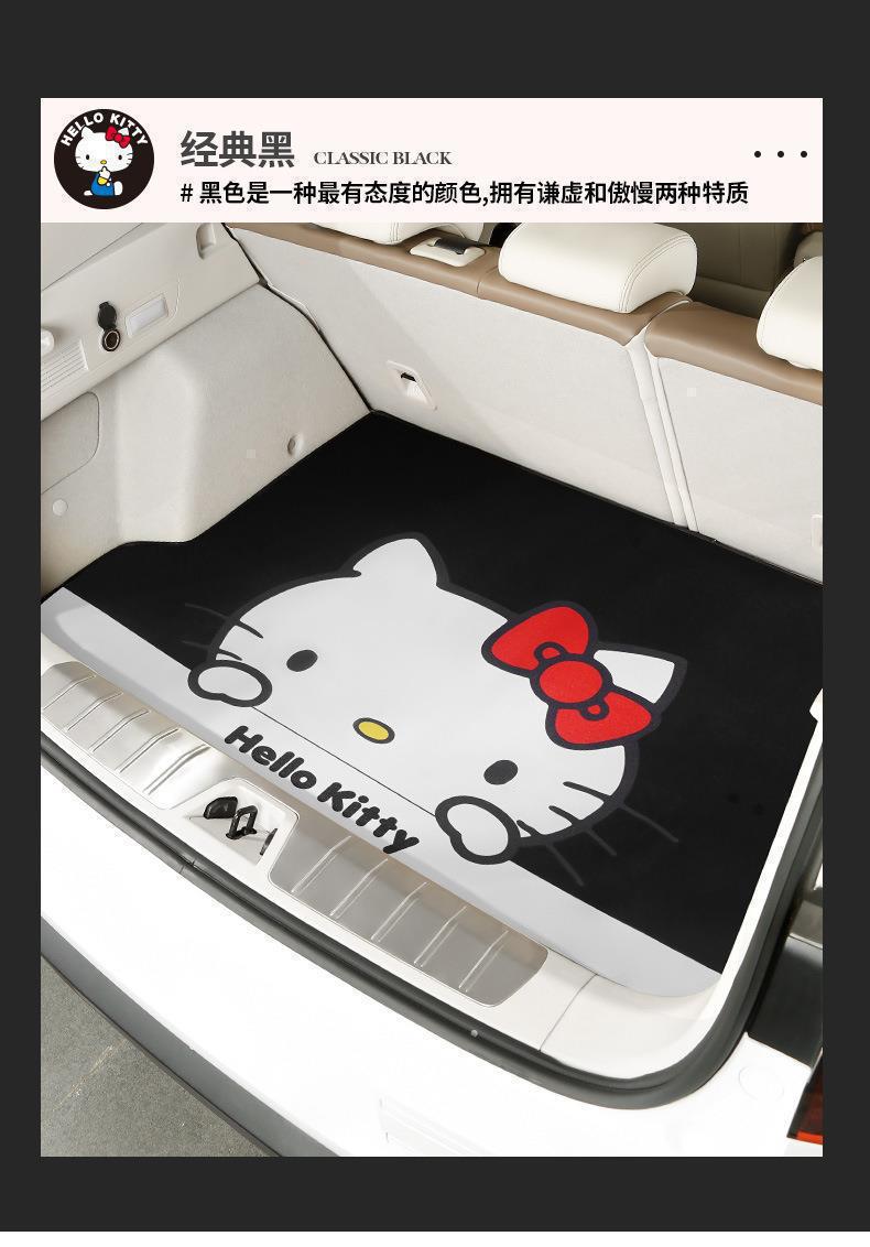 Hellokitty Car Cartoon Cute Trunk Mat Waterproof and Dirt-Resistant Easy to Clean Special Car Trunk Mat