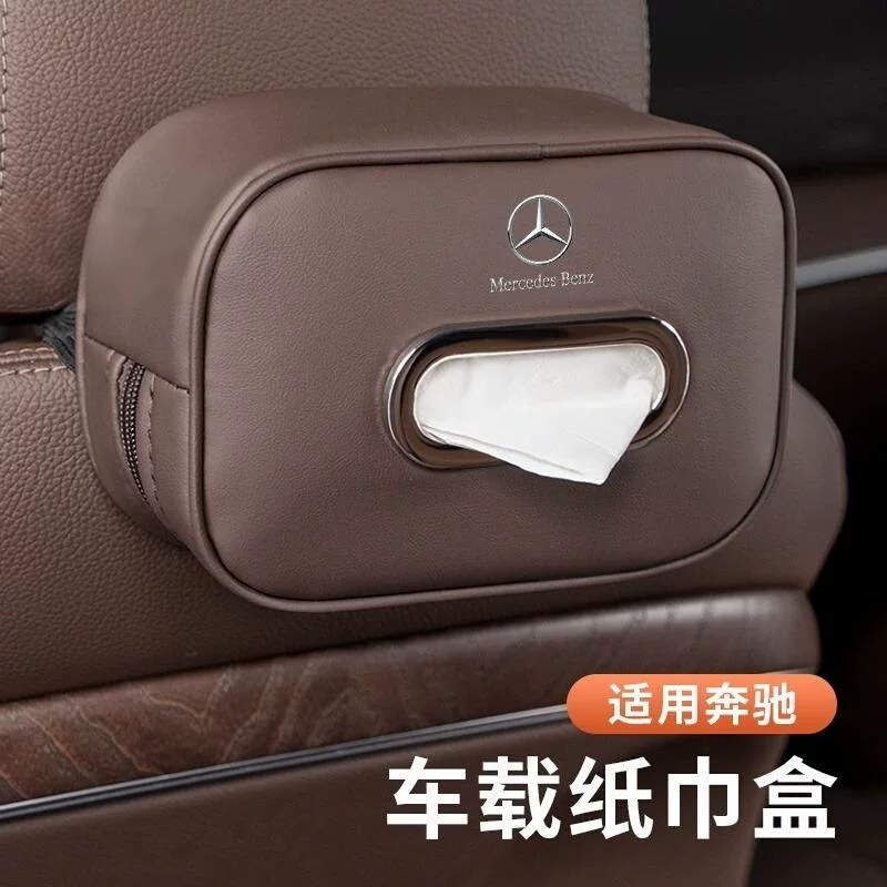 Подвесной автомобильный держатель для салфеток, подходит для Mercedes E-Class E300, A-Class, C-Class, GLC260, GLB