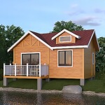 一室一厅小木屋民宿防腐木移动别墅实木房子农家乐山庄住人木头房