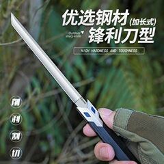 フォックスナイフブティック小型ストレートナイフ家庭用フルーツナイフステーキとラムチョップハンドハンドル肉ナイフコレクションハイエンド無垢材ナイフ