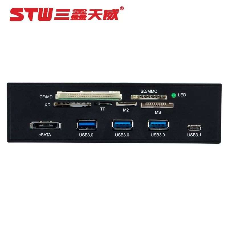 Корпусная передняя панель USB 3.0 карт-ридер встроенный многофункциональный считыватель карт