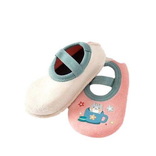 Factory Wholesale Children's Floor Socks for Spring, Autumn, Winter - Padded and Thick Warm Insulation Anti-Slip Learning Socks for Babies - Indoor Non-Slip
