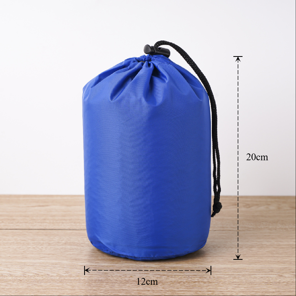Bolsa de cuerda de nylon impermeable cilíndrica de plumón para ropa doméstica de poliéster bolsa de almacenamiento bolsa de embalaje bolsillo de paquete de contracción image 100