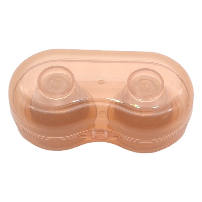 One-Piece Full Silicone Nipple Corrector Pair with Box Pregnant Women Indented Girls Indented Silicone Corrector