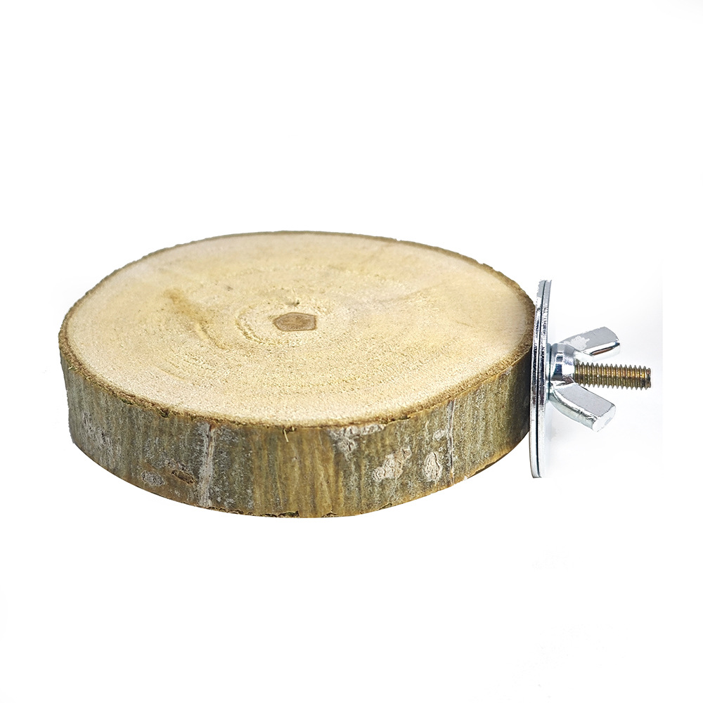 Percha de Madera Natural para Loros Para Molar Garras para Jaulas de Pájaros image 33