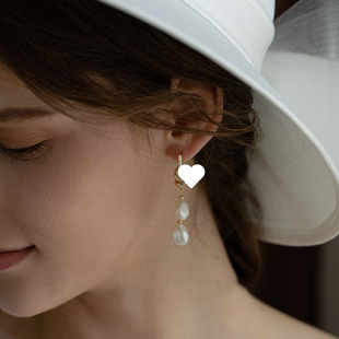 Natural Baroque Pearl Earrings 2025 New Trendy Elegant Stylish Versatile High-End Design Niche Earrings for Women