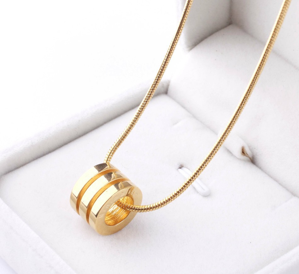 Titaniumstahl Halskette Für Damen Und Herren Elegante Snake Kette_voghion.com