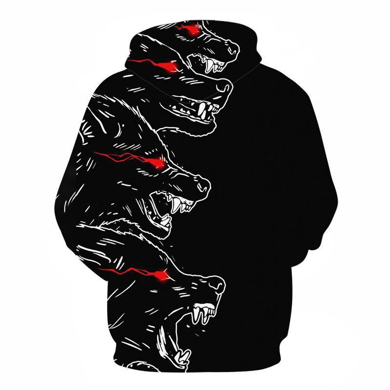 Men's Hoodie With 3d Digital Print Long Sleeved Pullover Sweatshirt_voghion.com