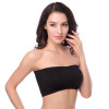 Strapless bandeau bra Foreign trade one -piece bras double layer tube top with chest pad wrapped breasts