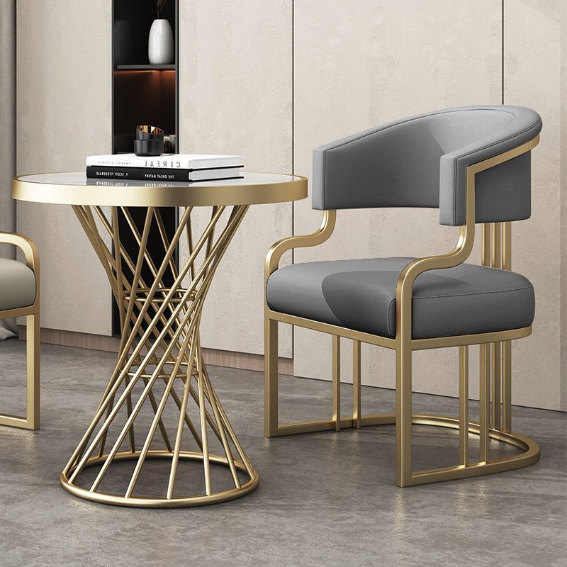 Светлый роскошный диван 1 стол 1 стул серый