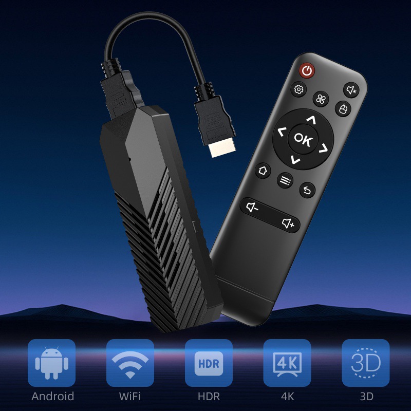 跨境T3MINI H313安卓10网络机顶盒双WIFI蓝牙4K超高清tv dongle