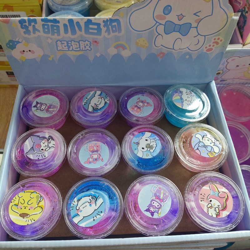 泡立てゴムの小さいサイズのミニ水晶の泥の子供の高い顔の値の漫画のミニの杯のスライムの安全な解凍は手にくっつかないです。|undefined